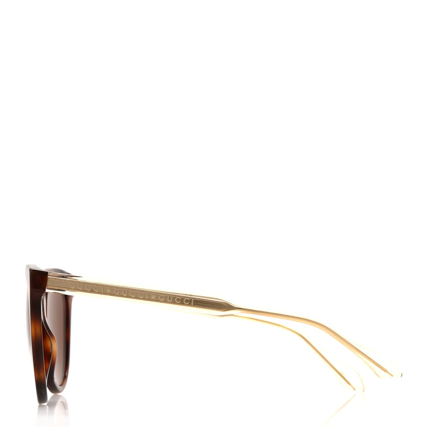 Gucci Colorblock Acetate Cat Eye GG0565S Sunglasses Havana 4 of 8