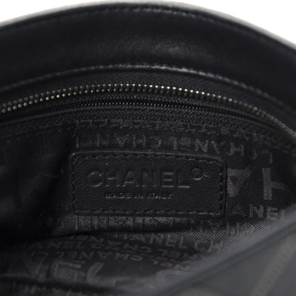 Chanel Calfskin Chain Stitch Clutch Black 8 of 10