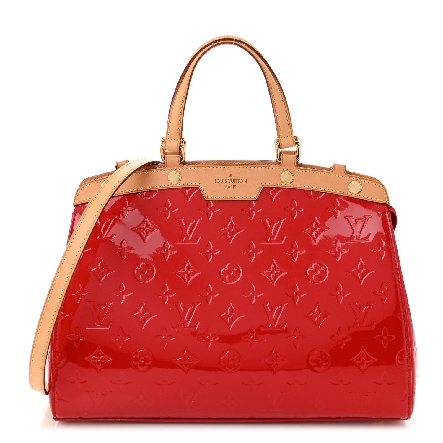 Louis Vuitton Vernis Brea MM Cerise 1 of 10