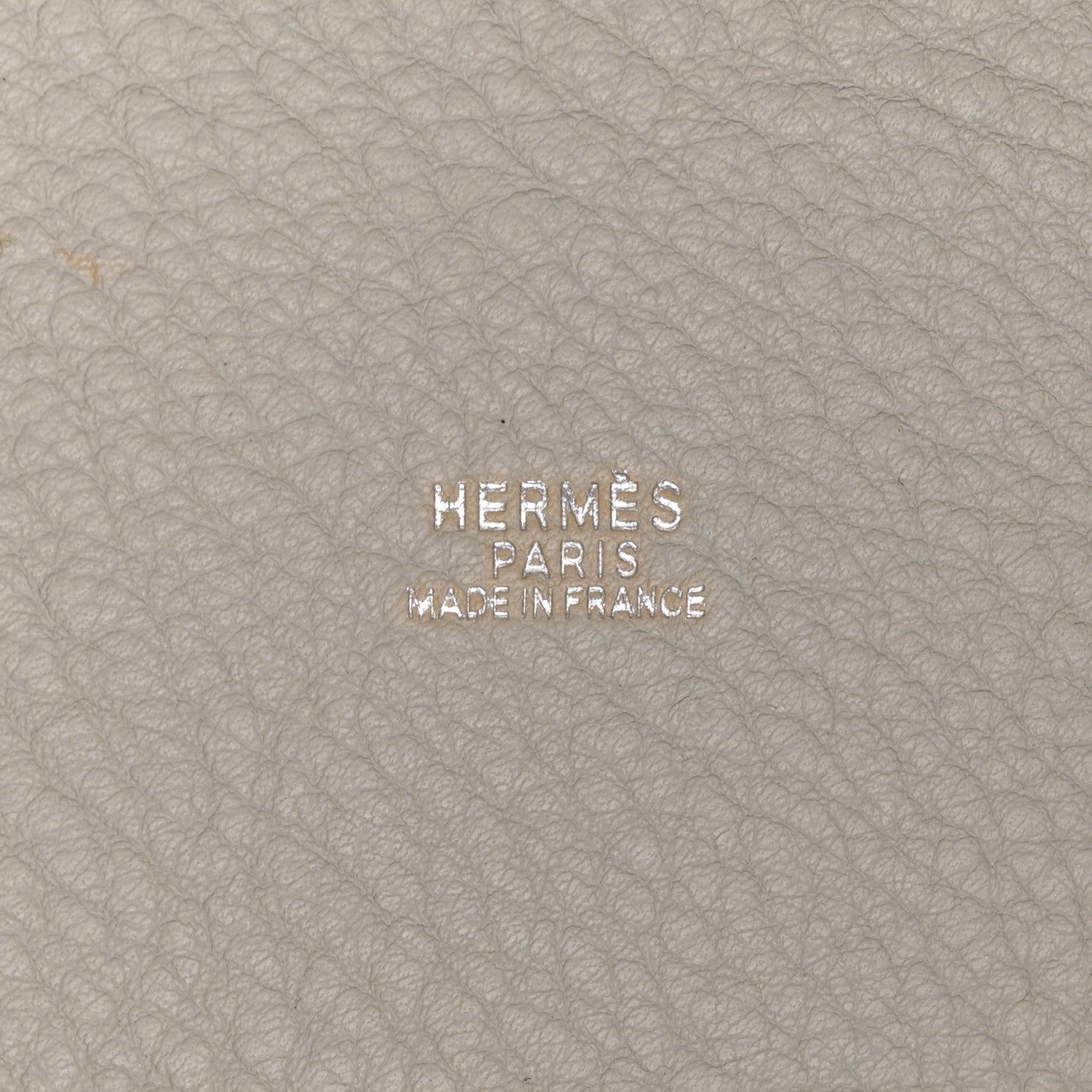 Hermes Taurillon Clemence Picotin 22 MM Gris Perle 6 of 10