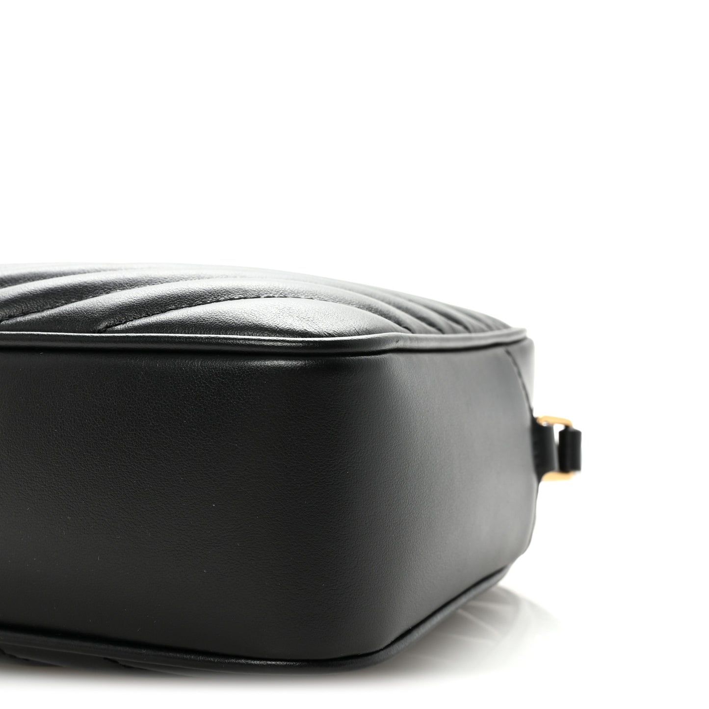 Calfskin Matelasse Monogram Lou Camera Bag Black