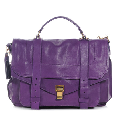 Proenza Schouler Lambskin PS1 Large Satchel Veruca Salt 1 of 8