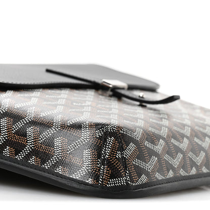Goyard Goyardine Coursier Messenger Bag Black 10 of 11