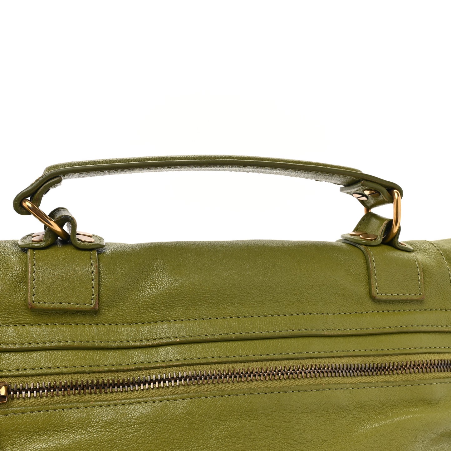 Lambskin Medium PS1 Satchel Olive