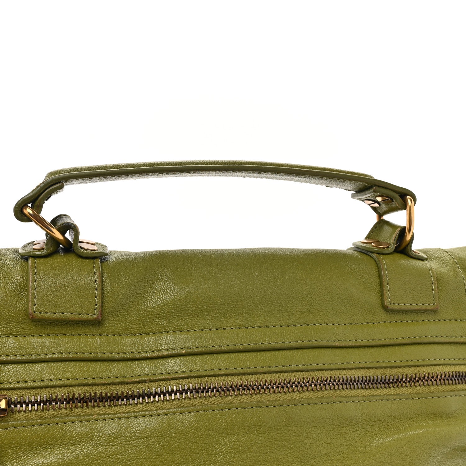 Proenza Schouler Lambskin Medium PS1 Satchel Olive 15 of 15