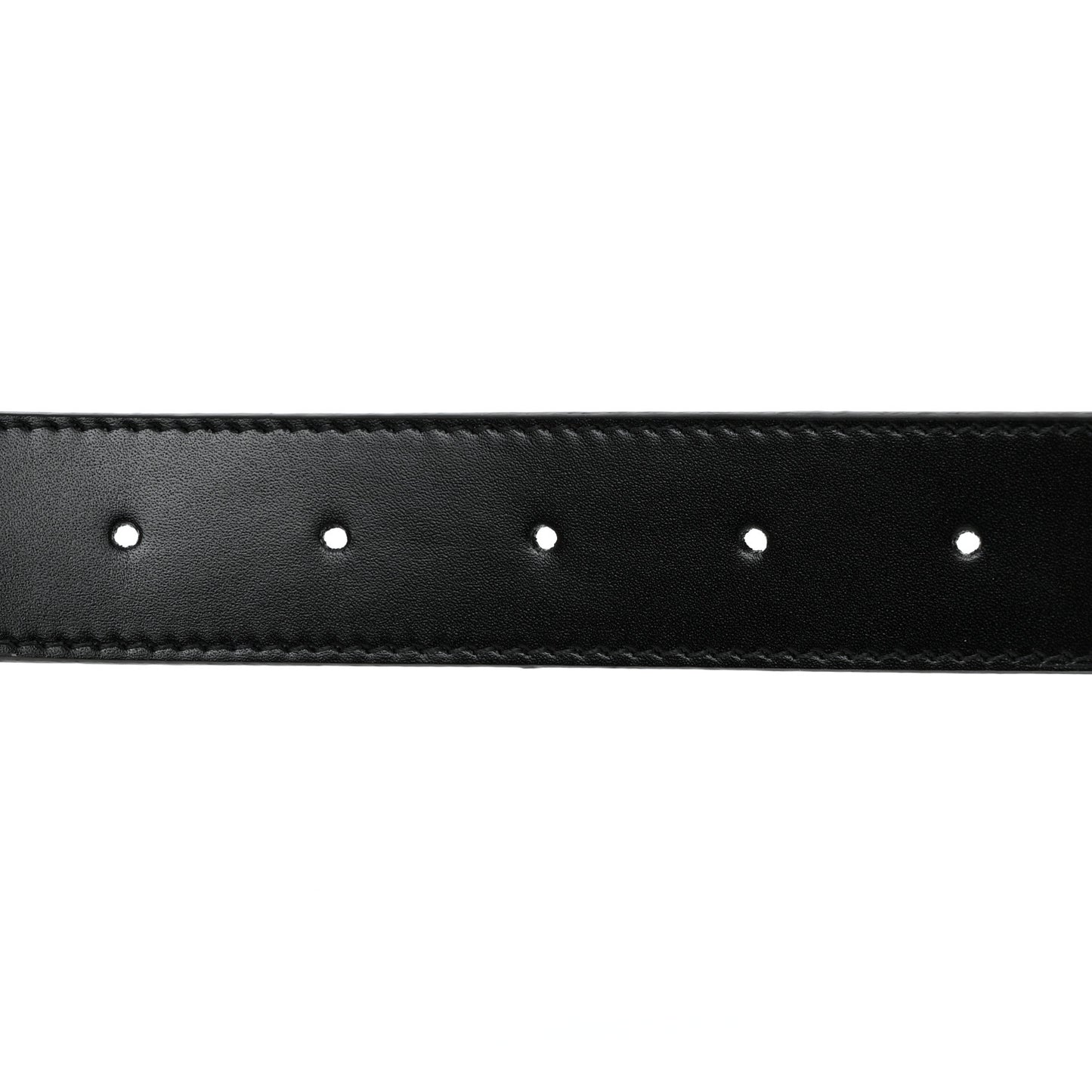 Calfskin LV Initiales Studs 30mm Reversible Belt 85/34 Black