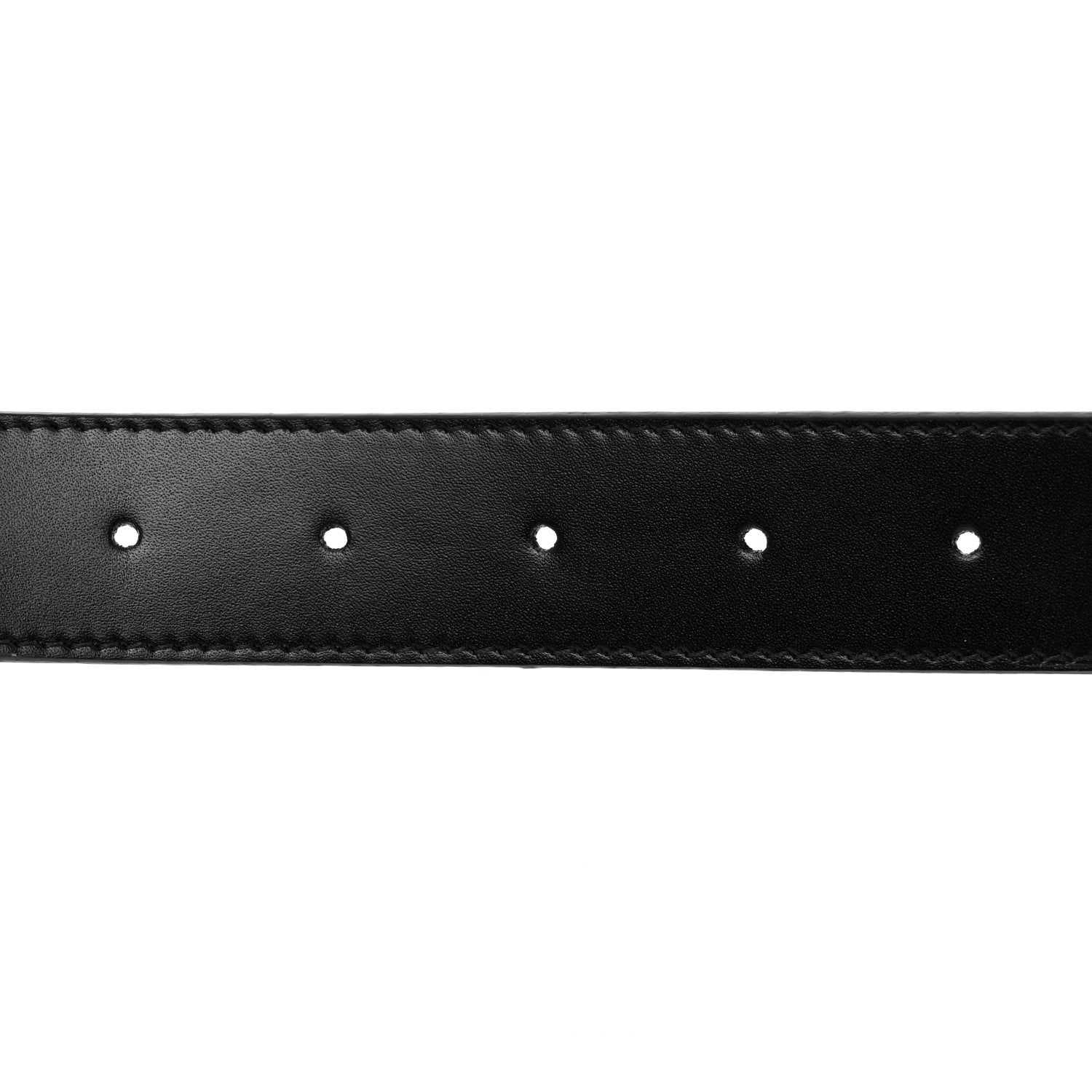Louis Vuitton Calfskin LV Initiales Studs 30mm Reversible Belt 85/34 Black 5 of 5