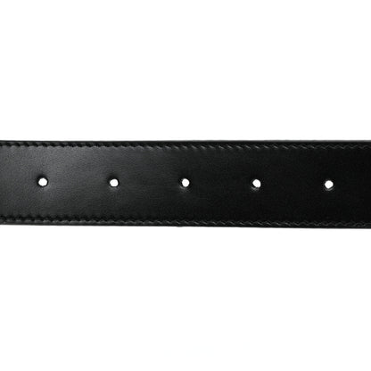 Louis Vuitton Calfskin LV Initiales Studs 30mm Reversible Belt 85/34 Black 5 of 5