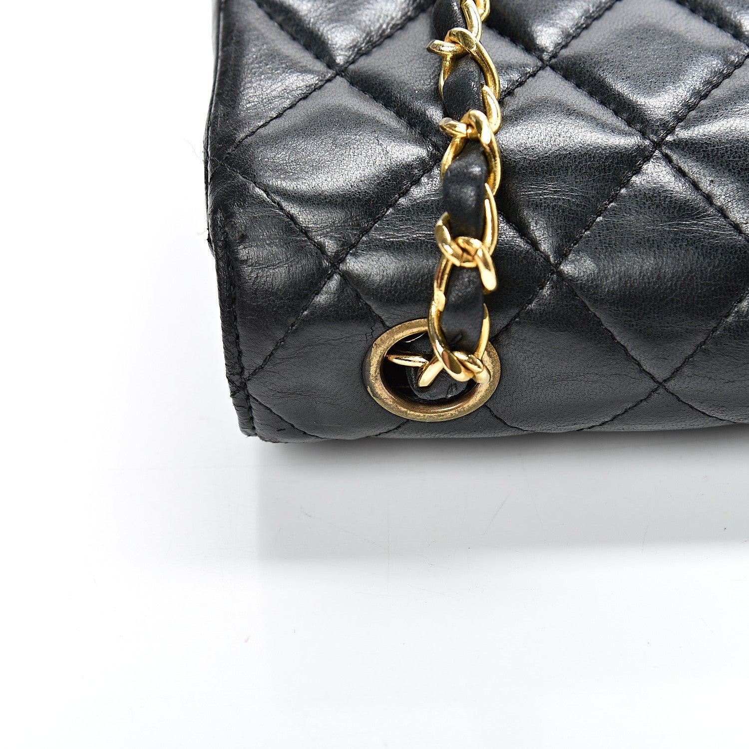 Chanel Lambskin Quilted Small Single Flap Black 17 of 22