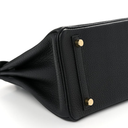 Hermes Togo Birkin 25 Black 9 of 13