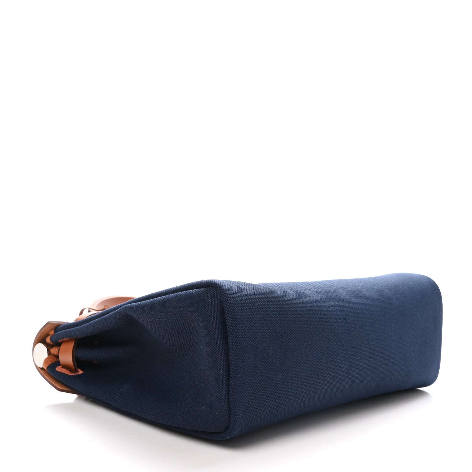 Hermes Toile Vache Hunter Herbag Zip Retourne 31 MM  Bleu Marine 5 of 13