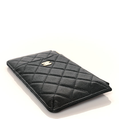 Chanel Caviar Quilted Classic iPhone Pouch Black 4 of 10