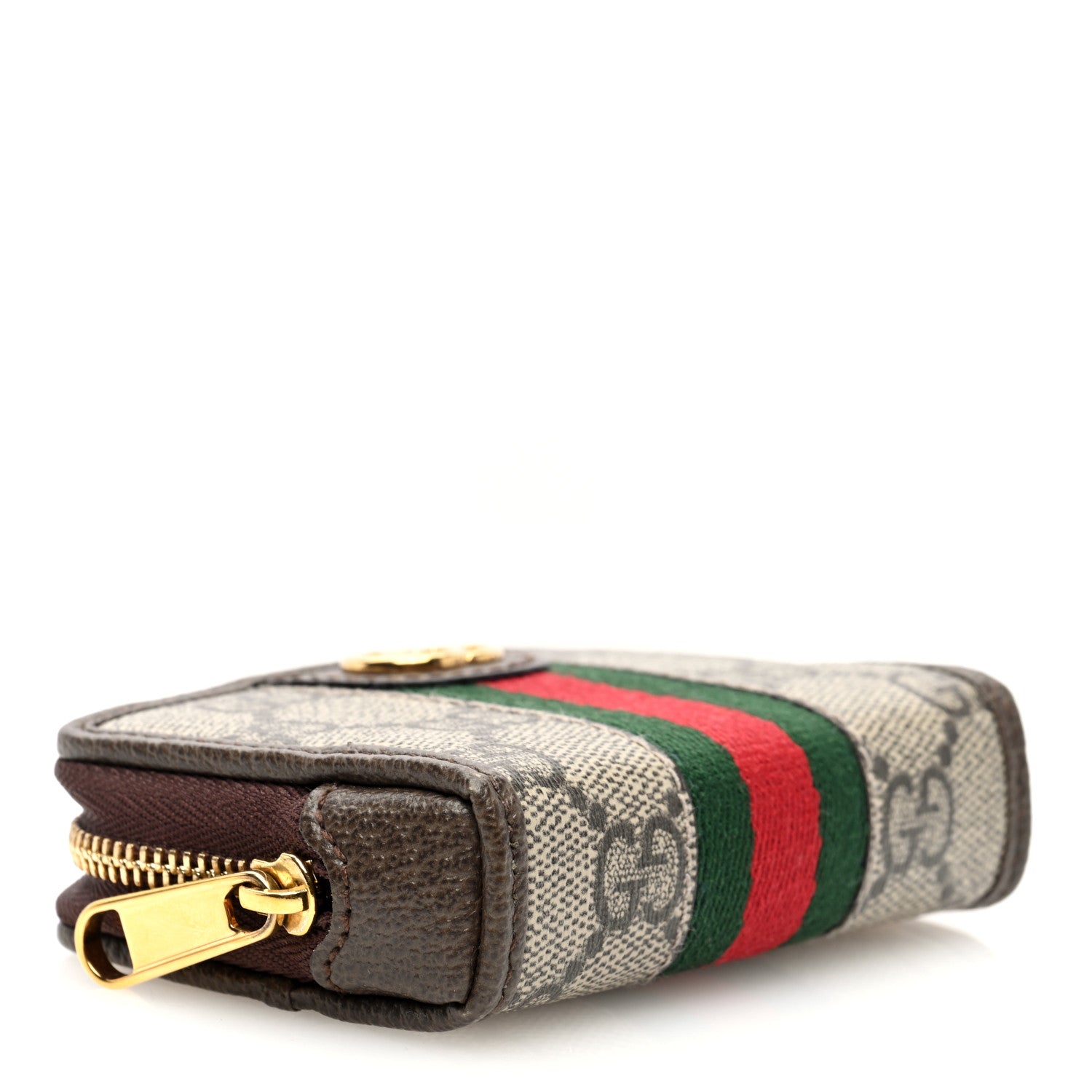 Gucci GG Supreme Monogram Web Ophidia Playing Card Case Beige New Acero 4 of 7