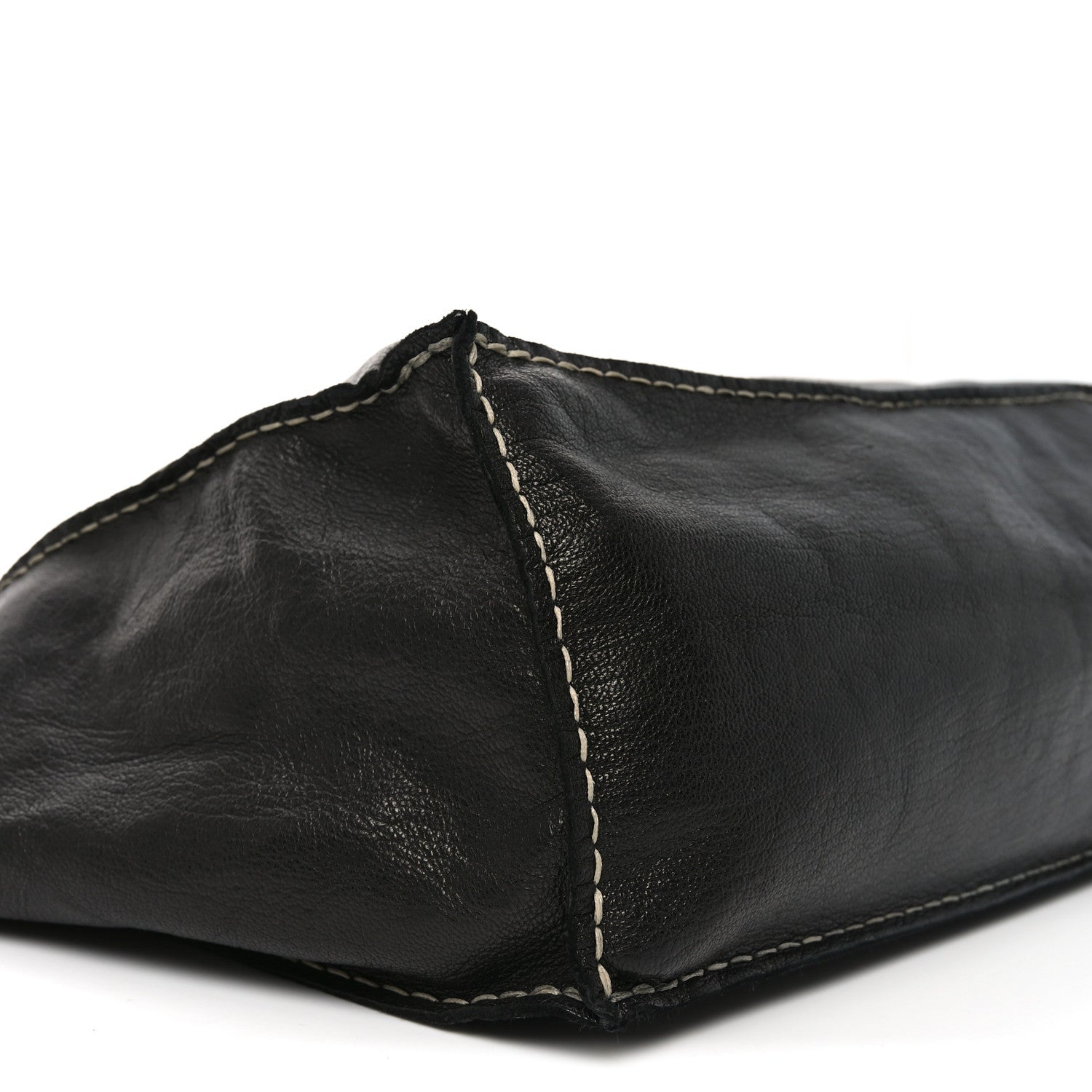 The Row Glossy Nappa Maya E/W Tote Three Black 8 of 9