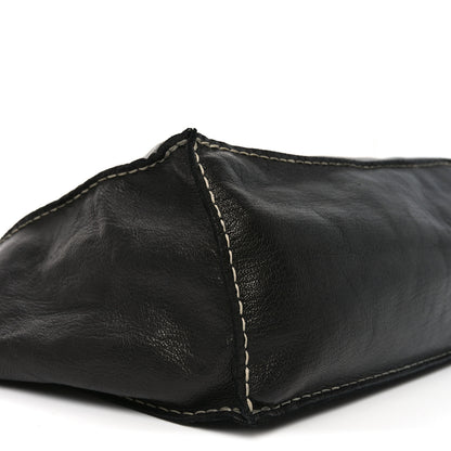The Row Glossy Nappa Maya E/W Tote Three Black 8 of 9
