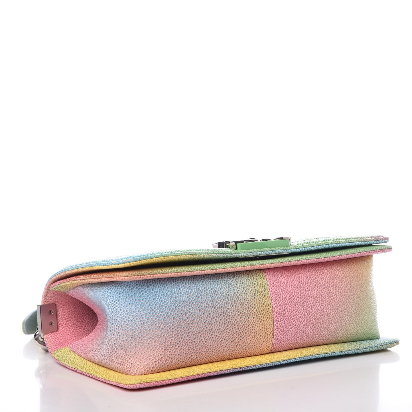 Caviar Quilted Medium Cuba Rainbow Boy Flap Multicolor