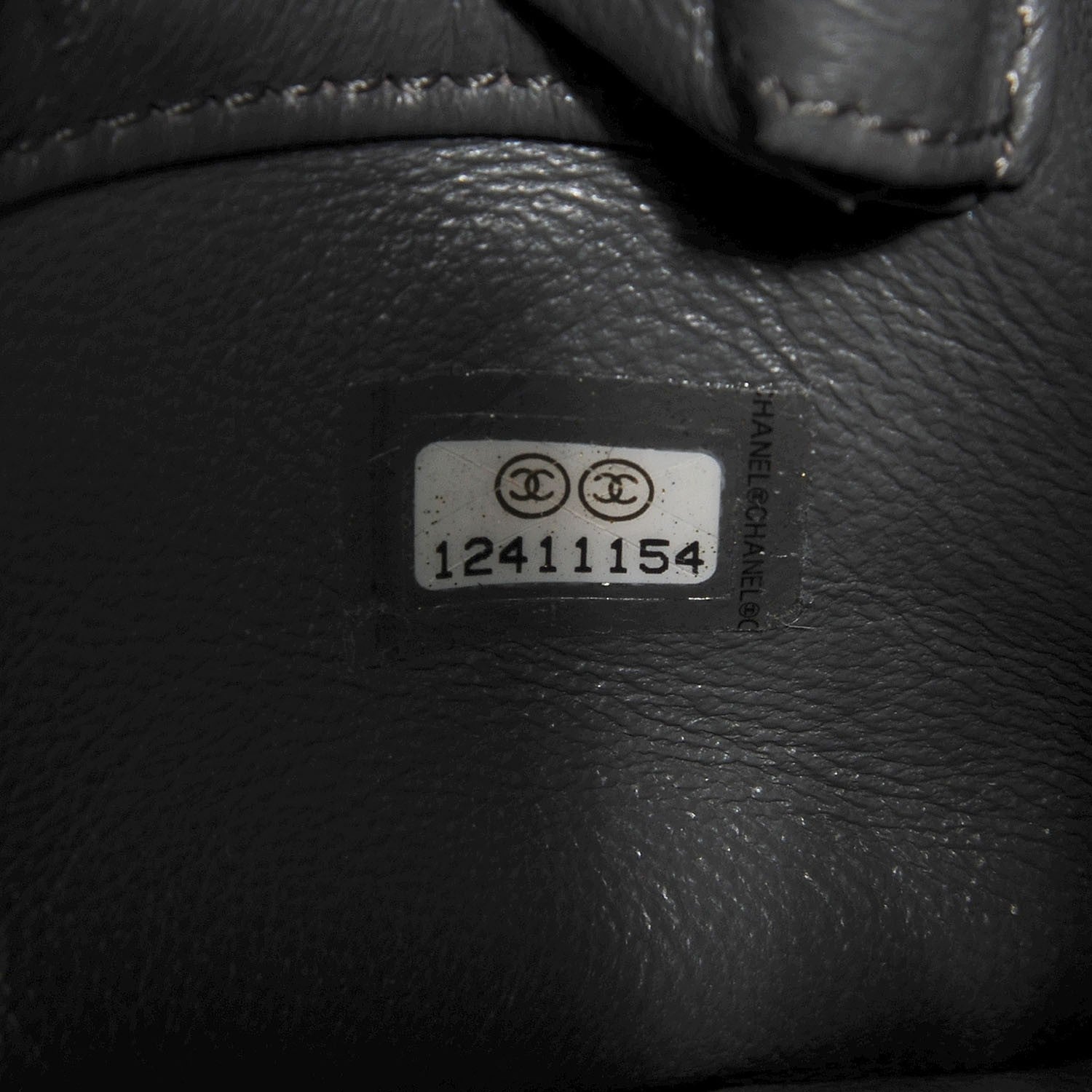 Chanel Aged Calfskin Quilted Large Reissue Camera Case Grey 6 of 7