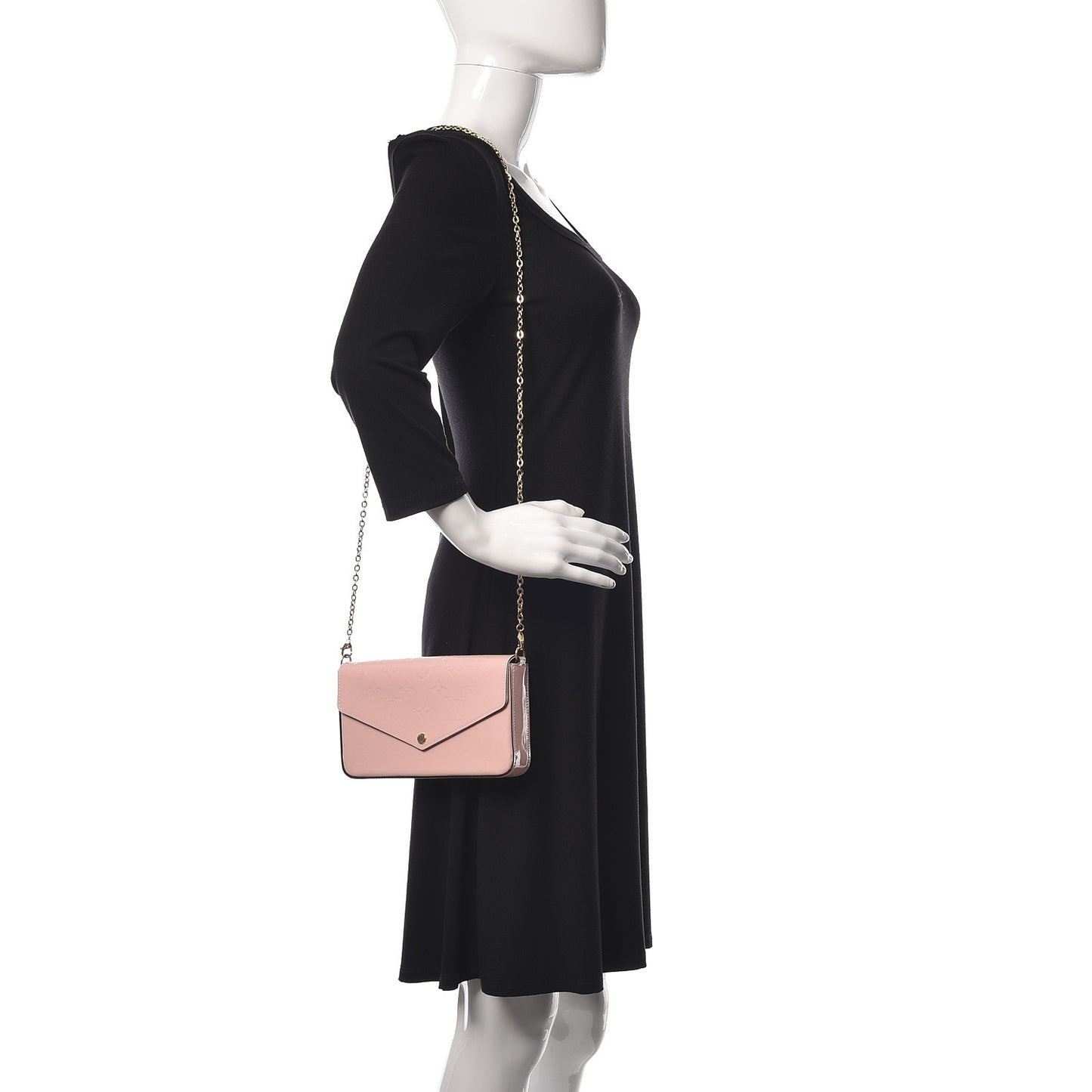 Vernis Felicie Chain Wallet Rose Ballerine