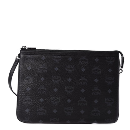 MCM Visetos Stark Wristlet Pouch Black 1 of 6