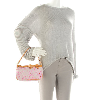 Louis Vuitton Monogram Cherry Blossom Pochette Accessories Pink 2 of 7