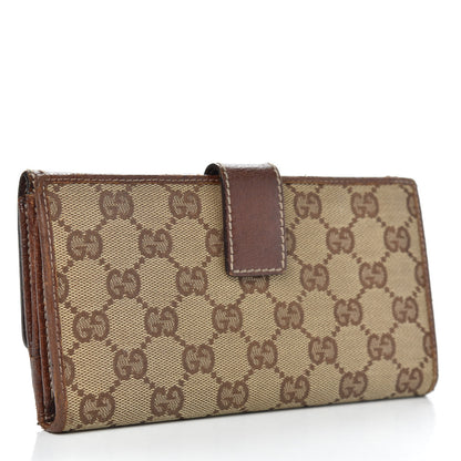 Gucci Monogram Bamboo Continental Wallet Brown 3 of 14
