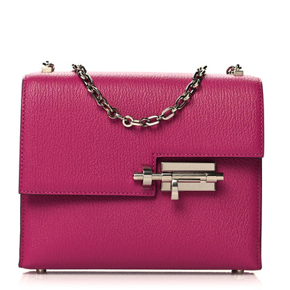 Hermes Chevre Mysore Mini Verrou Chaine Bag Rose Pourpre 1 of 9