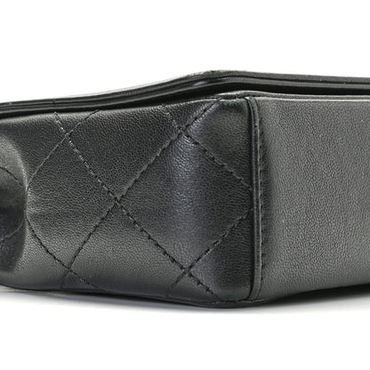 Chanel Sheepskin Quilted Medium Vintage Mademoiselle Flap Black 5 of 10