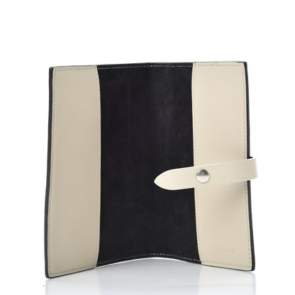 Celine Grained Calfskin Strap Passport Cover Black Chalk 5 of 9