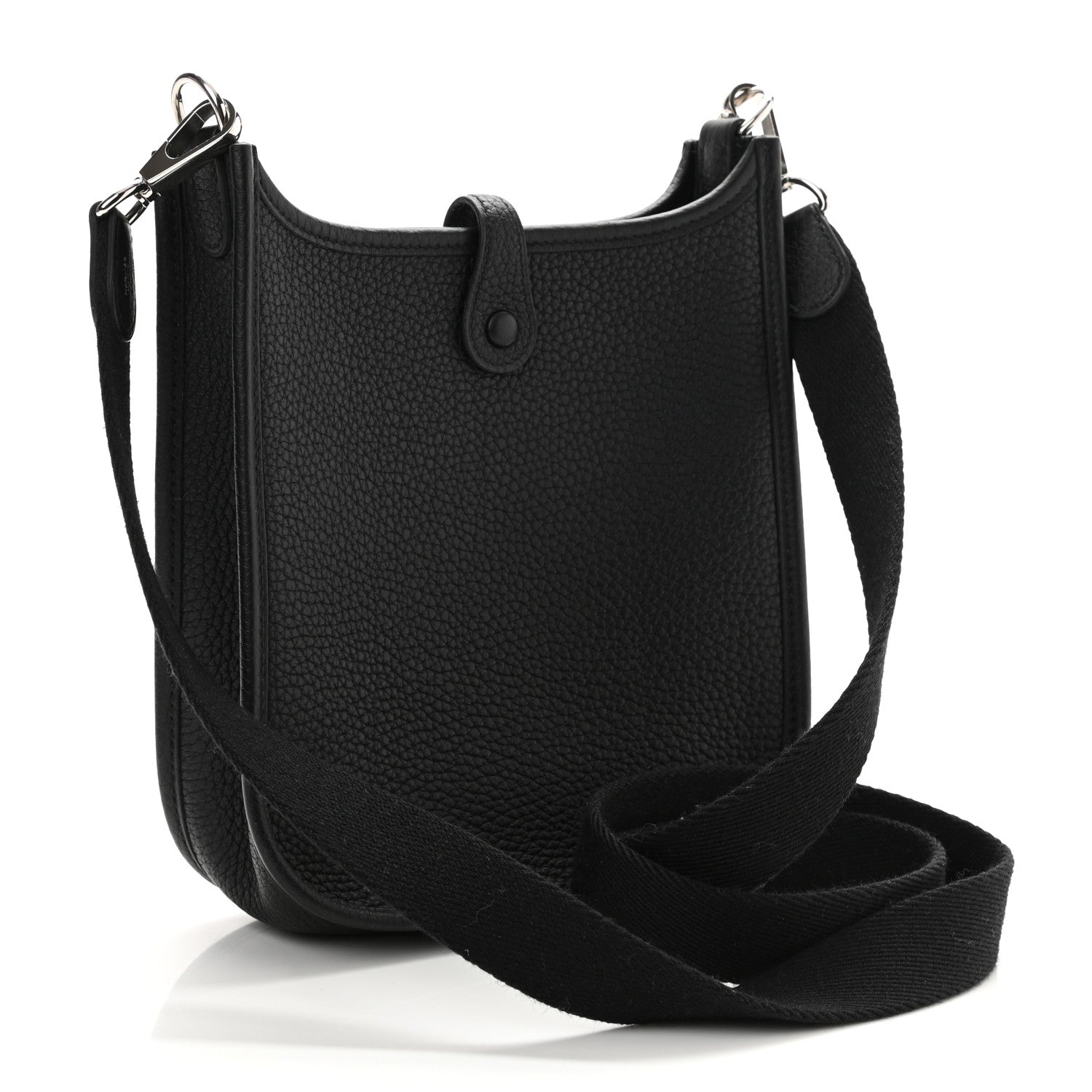 Hermes Taurillon Clemence Evelyne TPM Black 3 of 11