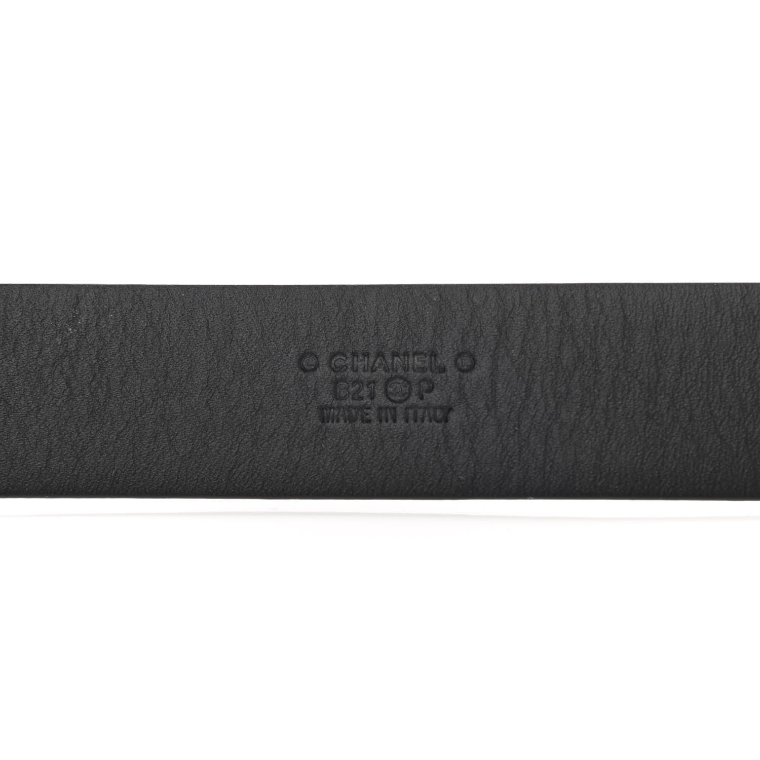 Chanel Calfskin CC Chain Belt 90 36 Black 5 of 7