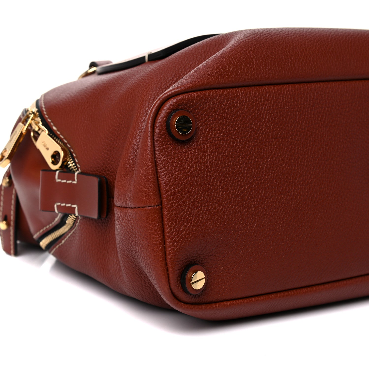 Chloe Calfskin Medium Daria Sepia Brown 8 of 11
