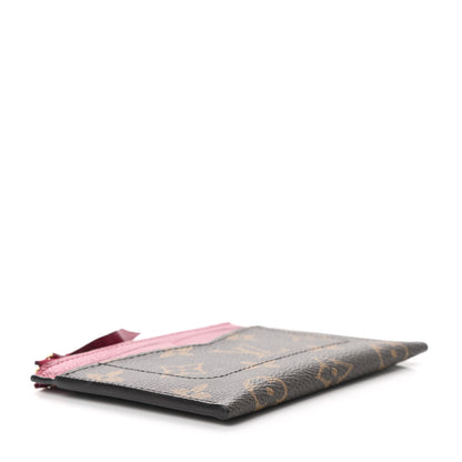 Louis Vuitton Monogram Zipped Card Holder Fuchsia 4 of 8
