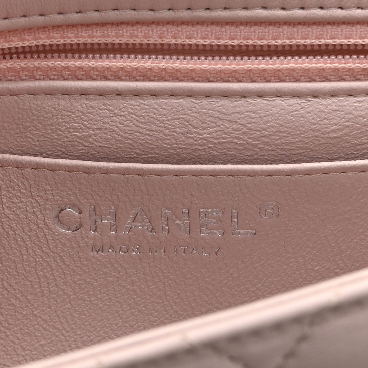 Chanel Lambskin Quilted Mini Square Flap Light Pink 6 of 11
