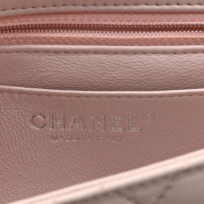 Chanel Lambskin Quilted Mini Square Flap Light Pink 6 of 11