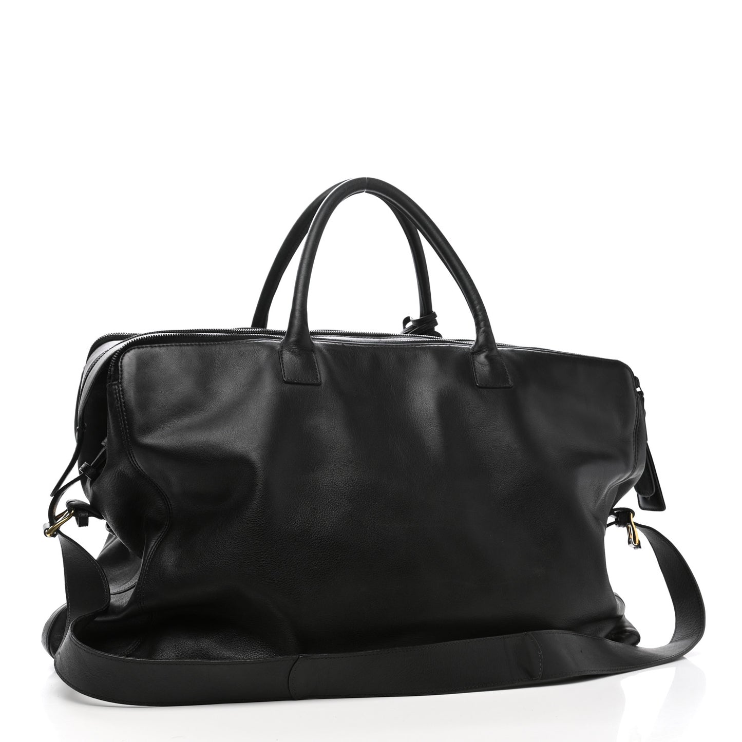 Calfskin Duffel Bag Black