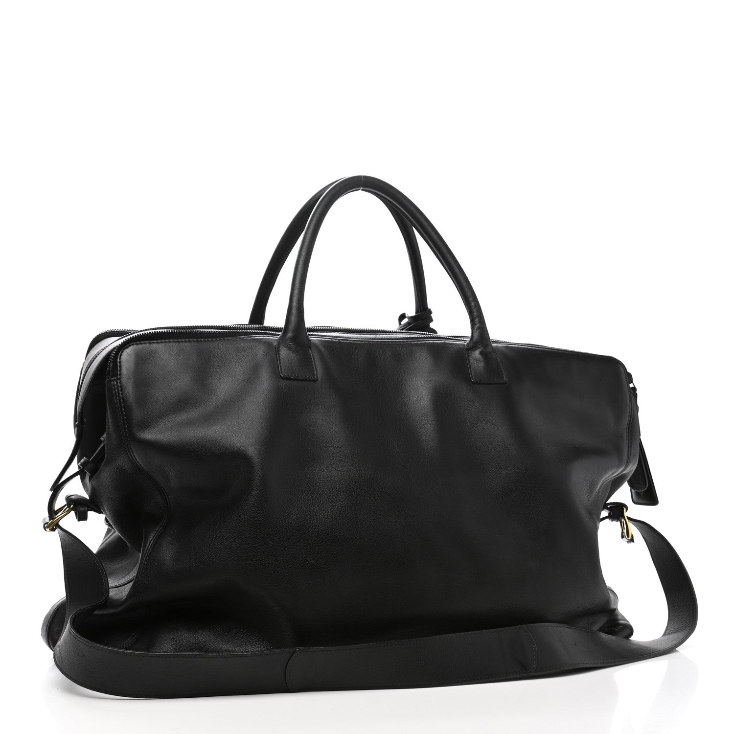 Chanel Calfskin Duffel Bag Black 2 of 16