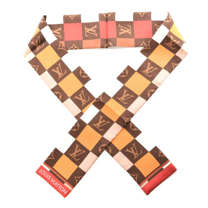 Louis Vuitton Silk Monogram Check Bandeau Beige 1 of 5