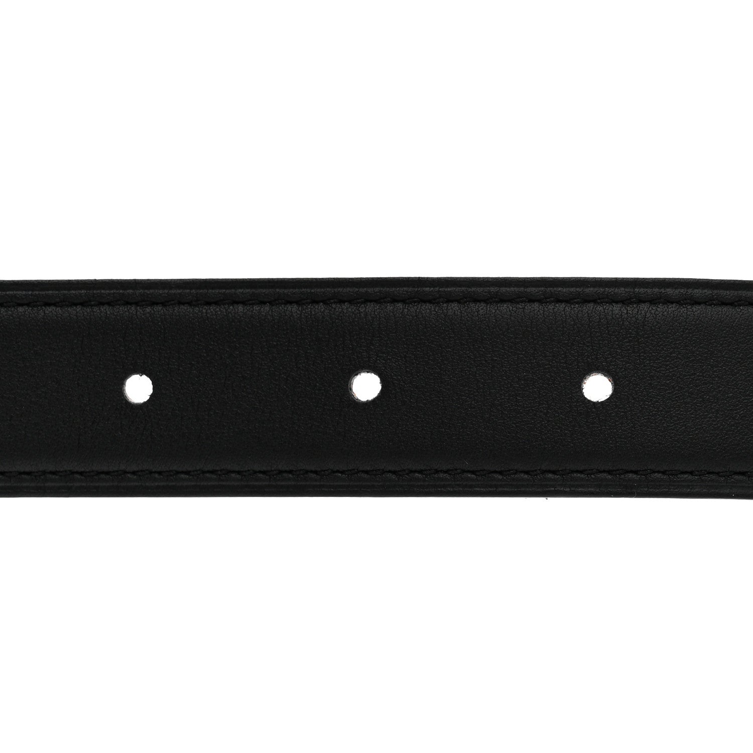 Hermes Swift Epsom 24mm Gamma Belt 75 30 Black Orange 6 of 7