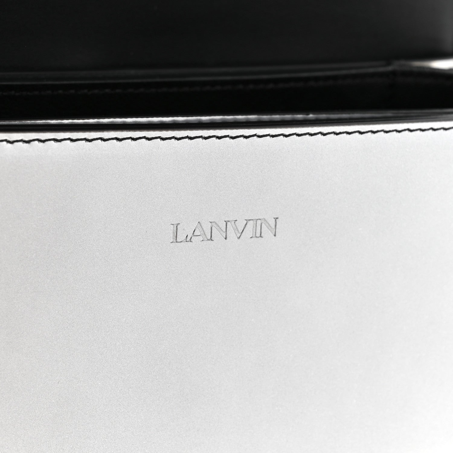 Lanvin Metallic Calfskin Concerto Bag SIlver 7 of 12