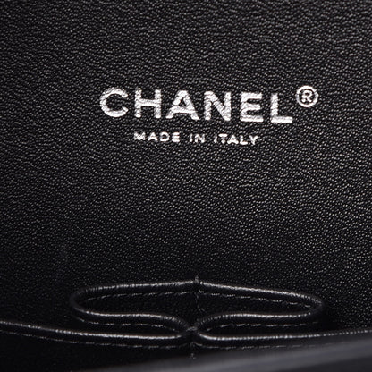 Chanel Patent Quilted Maxi Double Flap Black 7 of 8