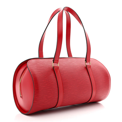Louis Vuitton Epi Soufflot Castillan Red 3 of 10
