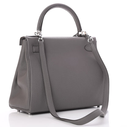 Hermes Togo Kelly Retourne 28 Etain 4 of 35