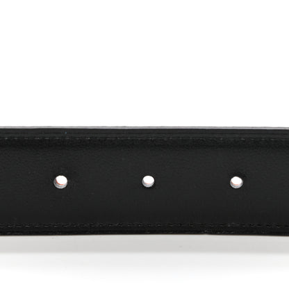 Hermes Togo Swift 32mm Belt Strap 90 Orange Black 4 of 5