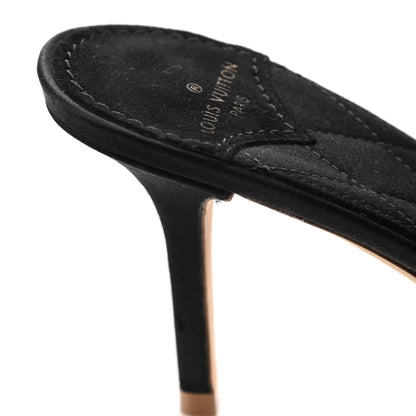 Louis Vuitton Marabou Crystal LV Marilyn Mule 39 Black 8 of 9