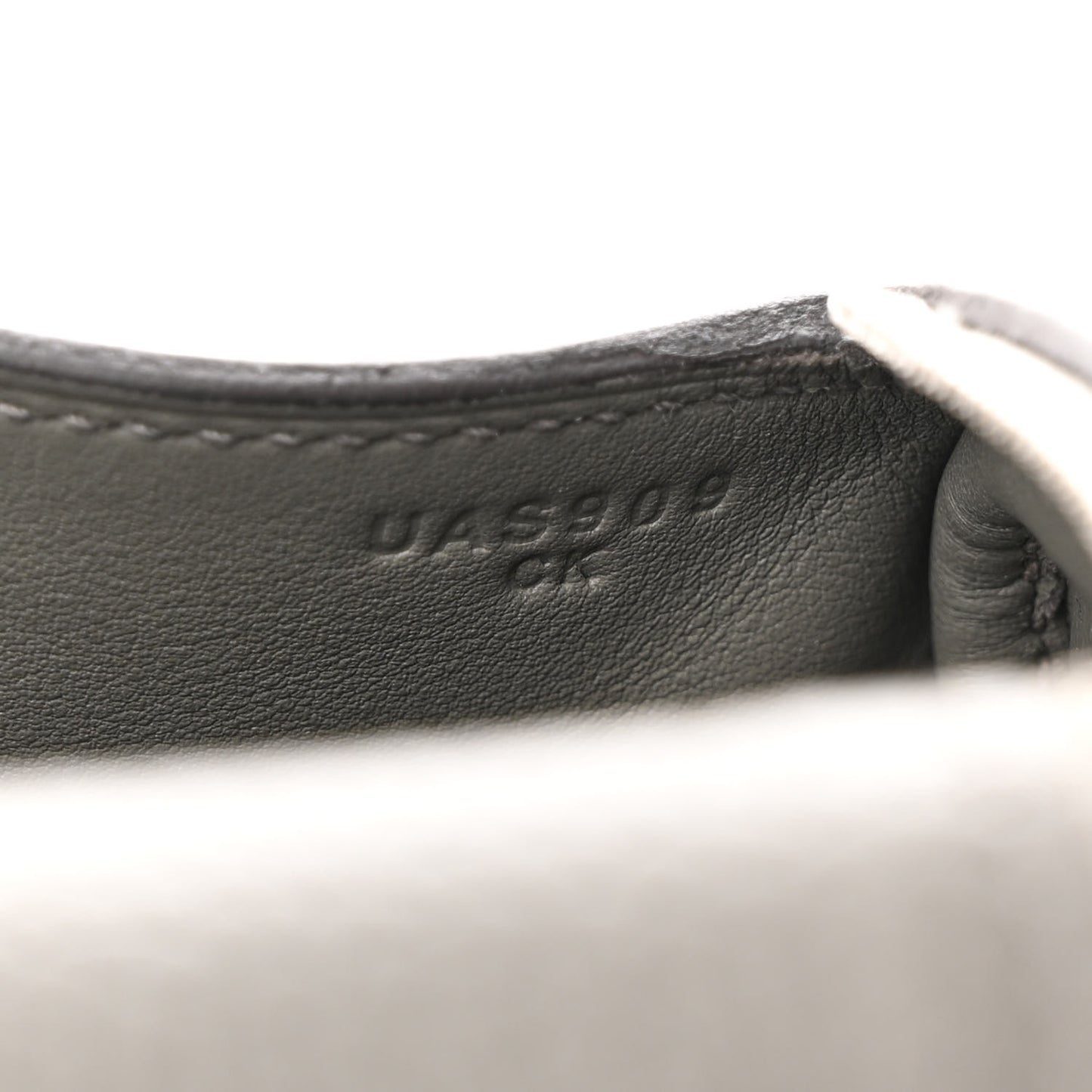 Taurillon Clemence Mini Lindy 20 Gris Meyer