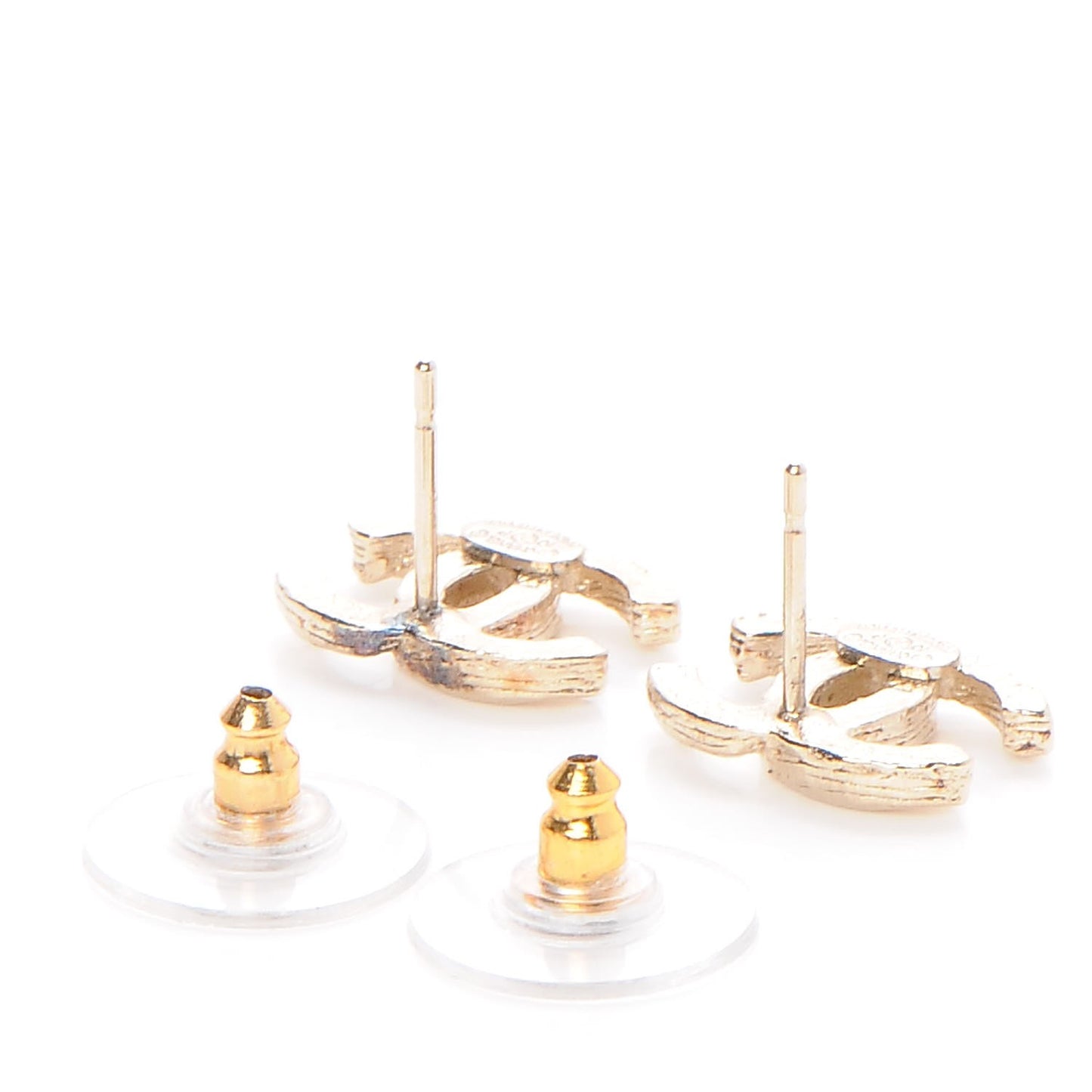 Twisted CC Earrings Gold