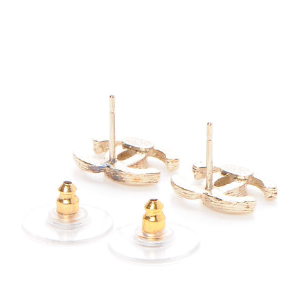Chanel Twisted CC Earrings Gold 3 of 4