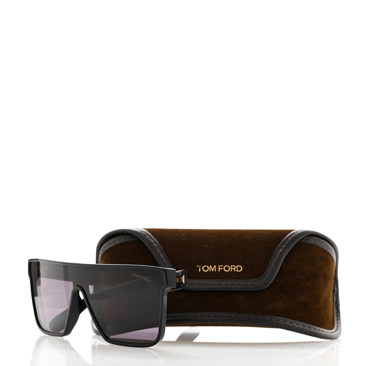 Tom Ford Acetate Whyat Square Sunglasses TF709 Black 8 of 8
