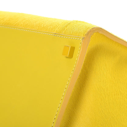 Celine Pony Hair Medium Phantom Luggage Citron 13 of 14