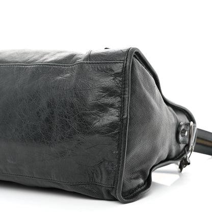 Balenciaga Agneau Perforated Classic Hardware City Black 10 of 23